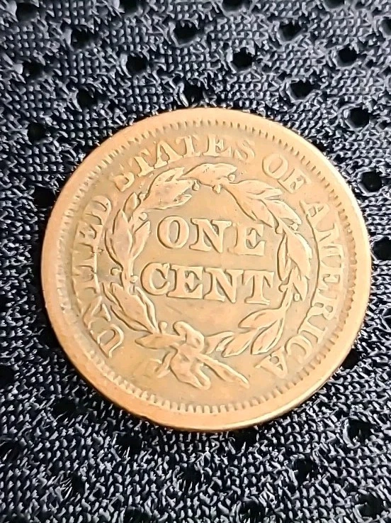 1851 1 Cent US Coin Braided Hair - Image 3 of 4