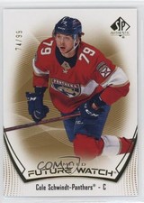2021-22 SP Authentic Future Watch Limited Gold 74/99 Cole Schwindt #193 05ko