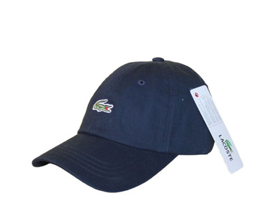 Lacoste Herren Cap Schwarz Luxuriöse Streetwear-Baseballkappe One size Unisex