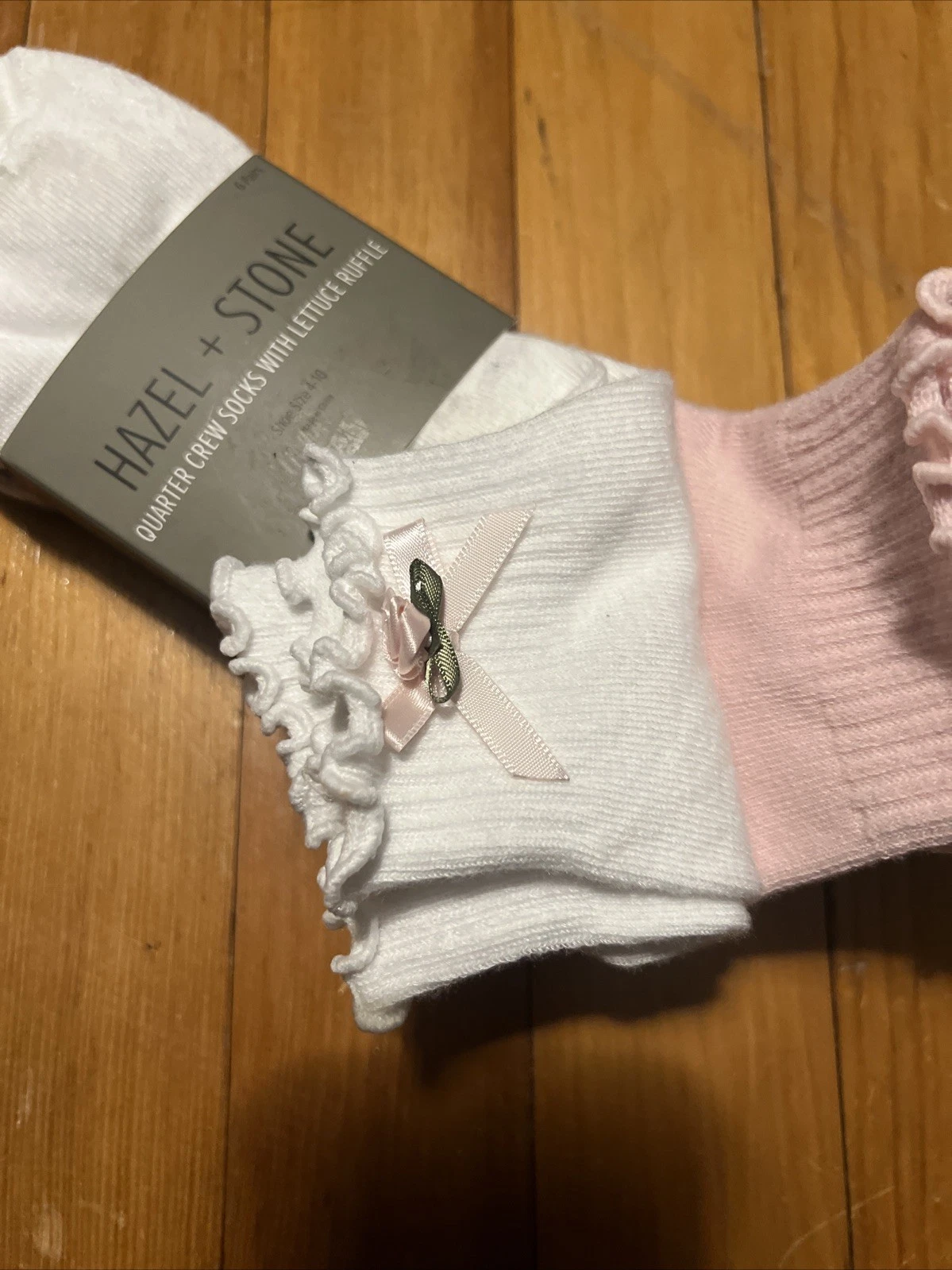 6 Pack Women's Ruffle Ankle Socks Lettuce 🌸Trim Casual Crew Sock