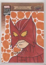 2019 Upper Deck Marvel 80th Anniversary Bronze Age 1/1 Sunfire Auto Sketch 1m1a