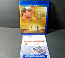 Million Dollar Arm (Blu-ray + Active Digital Copy 2014 WS) Jon Hamm - LIKE NEW