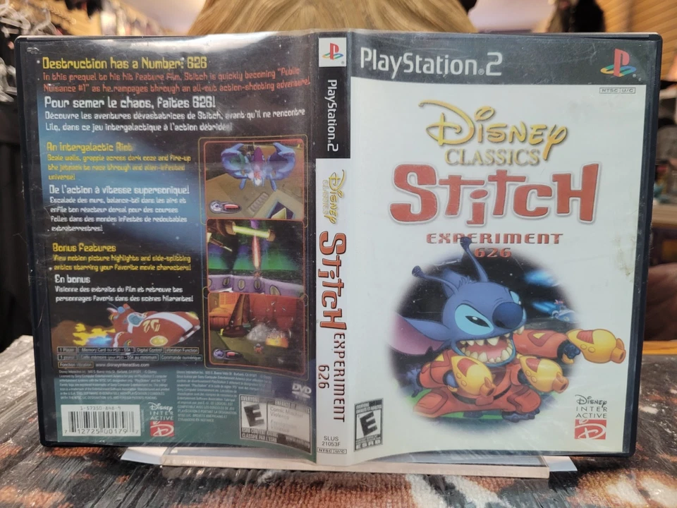 Stitch Experiment 626 Ps2 CIB EN/FR Tested Free Shipping in Canada !! - Image 3 of 4