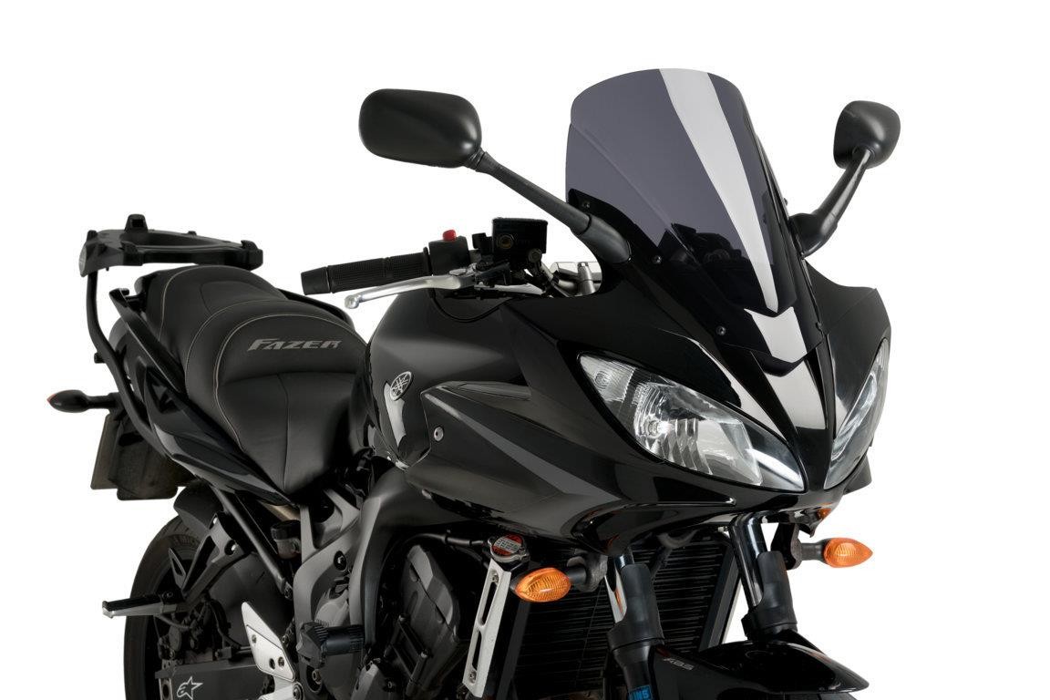 Puig Racing Screen Windshield Dark Smoke Yamaha FZ6 Fazer S2 2007 - 2010