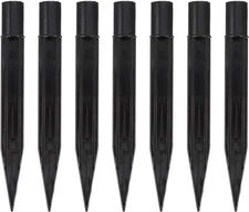 Uonlytech 10Pcs Solar Light Stakes, Plastic Reinforced Ground Spikes Replacement