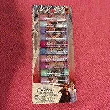 FROZEN 2 ~ 10-Pc Flavored LIP BALMS~CHERRY~GRAPE~VANILLA~RASPBERRY~ NEW~FreeShip