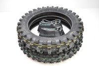 Dunlop Geomax Mx32 Front & Rear Tire Set With Irc Tubes, 60/100-14 & 80/100-12 on sale Dunlop Geomax Mx32 Front & Rear Tire Set With Irc Tubes, 60/100-14 & 80/100-12 on sale