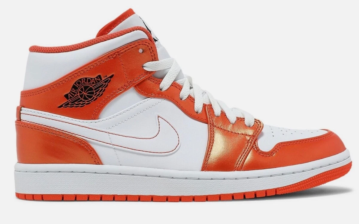 Preços baixos em Jordan 1 SE Mid Electro Orange | eBay