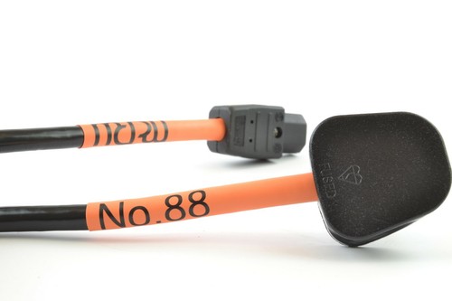 MCRU NO.88 MAINS POWER LEAD - ALPHAWIRE  CABLE - AUDIOPHILE POWER LEAD - 1MTR - Picture 1 of 3