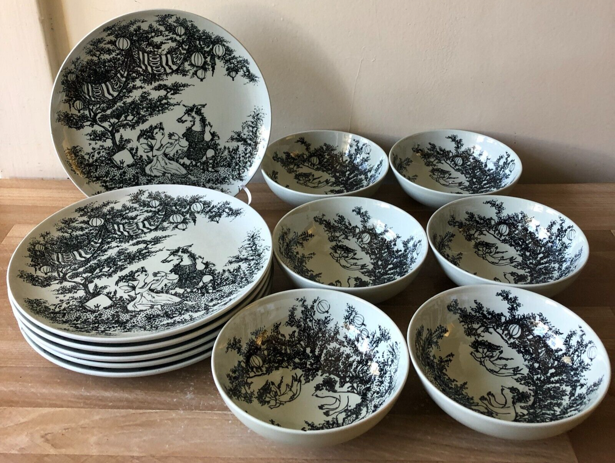 Bjorn Wiinbladマンスリープレート12ヶ月セットNymolle北欧 二モール社/Nymolle ビヨン・ヴィンブラッド 恋人たちの12ヶ月