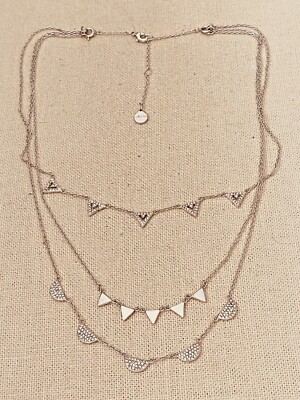 【TATIANA】(Silver925) Stella Dot Pendant Necklace 韓国発 TATIANA】(Silver925) Multi Ornament Necklace 韓国発 (TATIANA