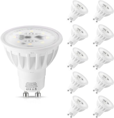 GU10 LED Leuchtmittel kalt/tag/warmweiß hell 5,5W Spot Leuchte 50W Ersatz 500LM