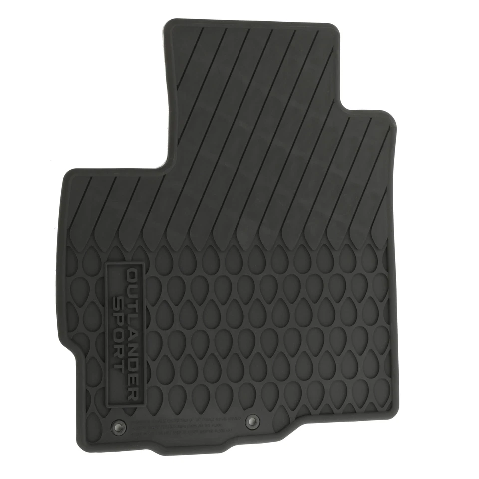 Alfombrillas de goma para todo tipo de clima OEM 2011-2023 Mitsubishi Outlander Sport MZ314487 Foto 3 de 4