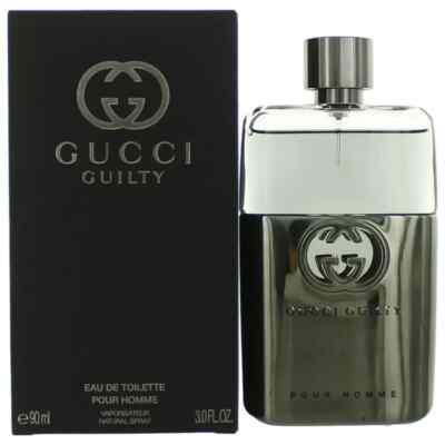Gucci Guilty pour homme EDT 3.0 oz / 90 ml spray NIB sealed 3. oz for men