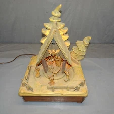 Genuine THORENS Movement Vintage NATIVITY Swiss Music Box Work SILENT NIGHT