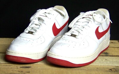 Nike Air Force One 82 (13 white/red) | eBay