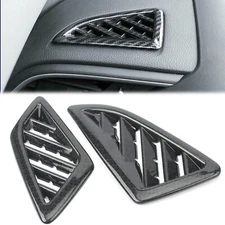 Carbon Fiber Console Air Vent Outlet Cover Trim For Honda Civic 10th 2016-2021