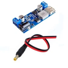 Power Converter Module DC12V to 5V Buck Converter Module USB Terminal Transfo...
