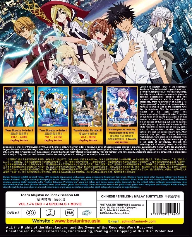 A Certain Magical Index: The Movie (review anime) by Helsaabi on DeviantArt