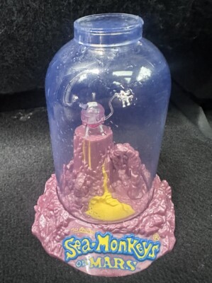 Sea Monkeys On Mars Vintage Retro Container Collectable EUC