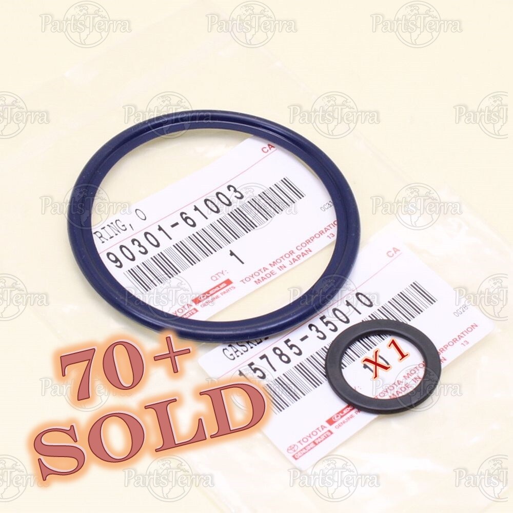 rin Genuine OEM TOYOTA 1985-1996 Engine Oil Cooler O-Ring Set