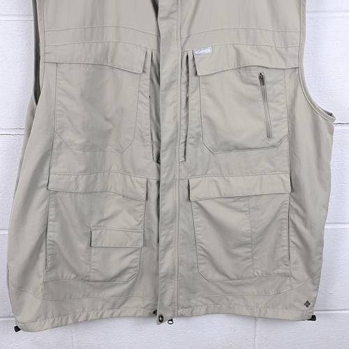 Columbia men’s full zip outdoor fishing hunting photography multi pocket vest - Picture 3 of 6