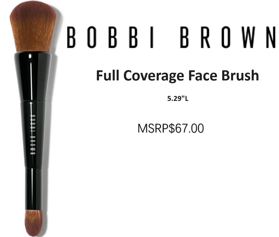 BOBBI коричневый полный охват двойной конец щетка новый в коробке 100% оригинал - Изображение 3 из 4