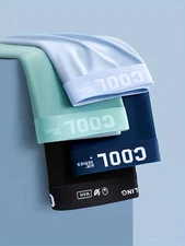 4pcs Men's Ice Silk Cool Underwear, Sexy Ultra-thin Antibacterial Boxers Briefs