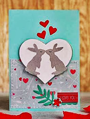 New Retired Sizzix Bigz Hearts die #656334 Retail $22.99 cuts fabric! - Picture 4 of 5