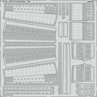 MW22 Eduard 481072 TBF-1C Landing Flaps 1/48 Pe Set For Academy