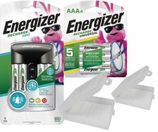 Energizer Recharge Pro AA and AAA Battery Charger Plus AA and AAA Cases