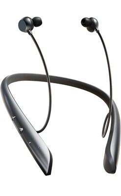 LY2 Neckband Headphones, Adaptive Noise Cancelling Earbuds, 44dB Depth ANC