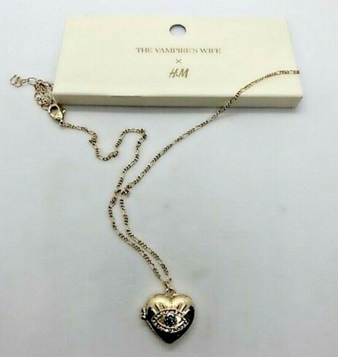 H\u0026M PENDANT NECKLACE Gold Colored Heart 