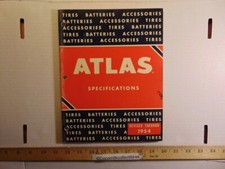 Vintage 1954 Atlas Specifications Catalog Standard Oil Company Of Texas