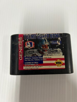 Tecmo Super Bowl Sega Genesis (fc114-2/b1122)