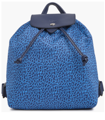 Longchamp Le Pliage Panthere Print Backpack Blue New in Box  display picture 2