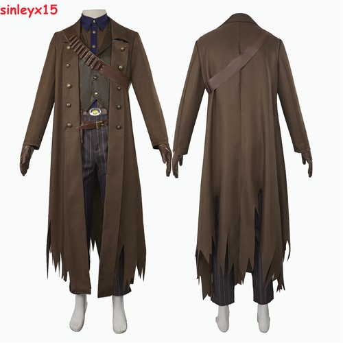 Movie Ghoul Cooper Howard Cosplay Brown Full Suit Makeup Ball Party Equipment - Picture 14 of 20