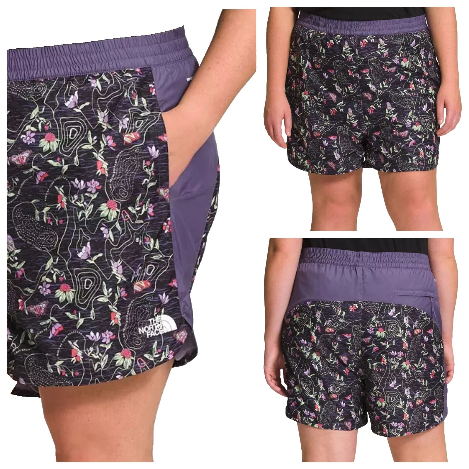 Шорты с цветочным узором The North Face для женщин