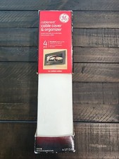 4 PC GE CableNeat Cable Cover and Organizer for Audio, Video,  Computer Cables