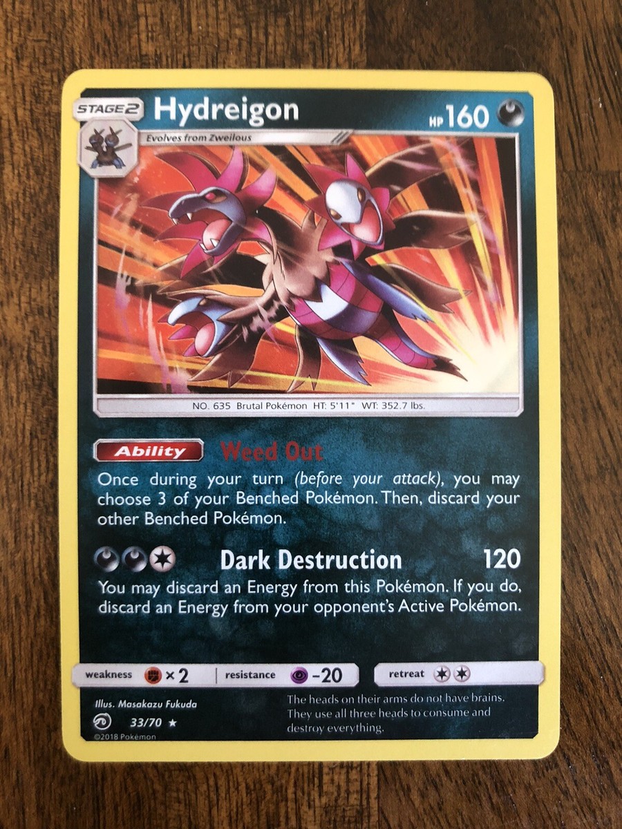 Pokémon TCG Hydreigon - 33/70 - Dragon Majesty Holo Rare NM | eBay
