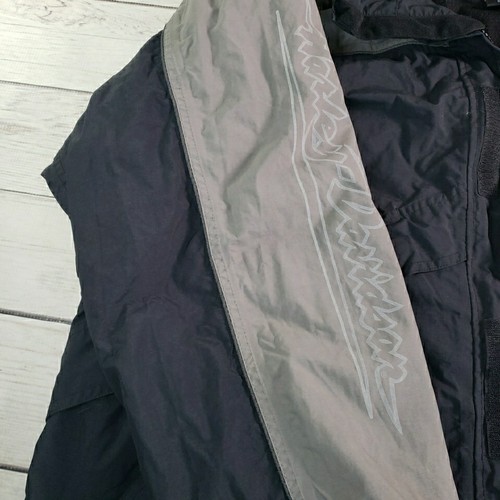 Vintage Harley Davidson Jacke Herren XXL Schwarz Motorräder Biker Windbreaker Mantel - Bild 5 von 15