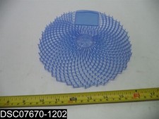 QTY 6: 7" Blue Ocean Breeze Scent Urinal Screen