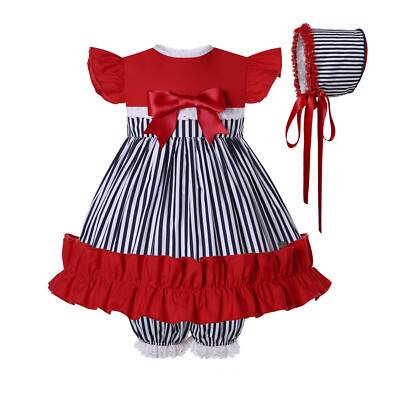 white christmas dresses Summer Arrival Baby Kids Girls Cute Short Sleeves Floral Dress – MyKids-USA® main image 0