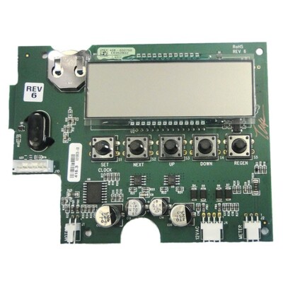 V3108 - Circuit Board for Clack Water Softener - 5 Horizontal Buttons