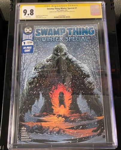 Swamp Thing Winter Special 1 CGC 9.8 Signed Jason Fabok Brad Anderson 🔥🔥🔥