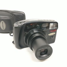 Samsung Maxima Zoom 105 AF 35mm Point Shoot Film Camera WORKS Black