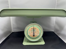 Vintage Hanson Brand  Nursery Baby Scale  Model 3025  Metal  1950's