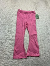 Extremely Me Pants Girls 4 Pink Flare Leggings Cotton Stretch Pull On Casual