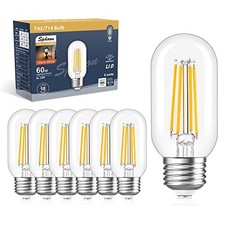 Tubular led Bulb,6w e26 Bulb T45 T14,60W Edison Vintage Bulbs,Warm White