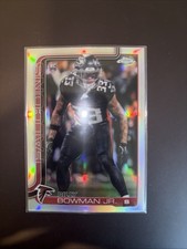 2025 Topps Chrome Football BILLY BOWMAN JR. Rookie Refractor RC #344 Falcons 